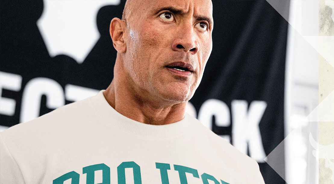 The Rock wearing project rock appareal