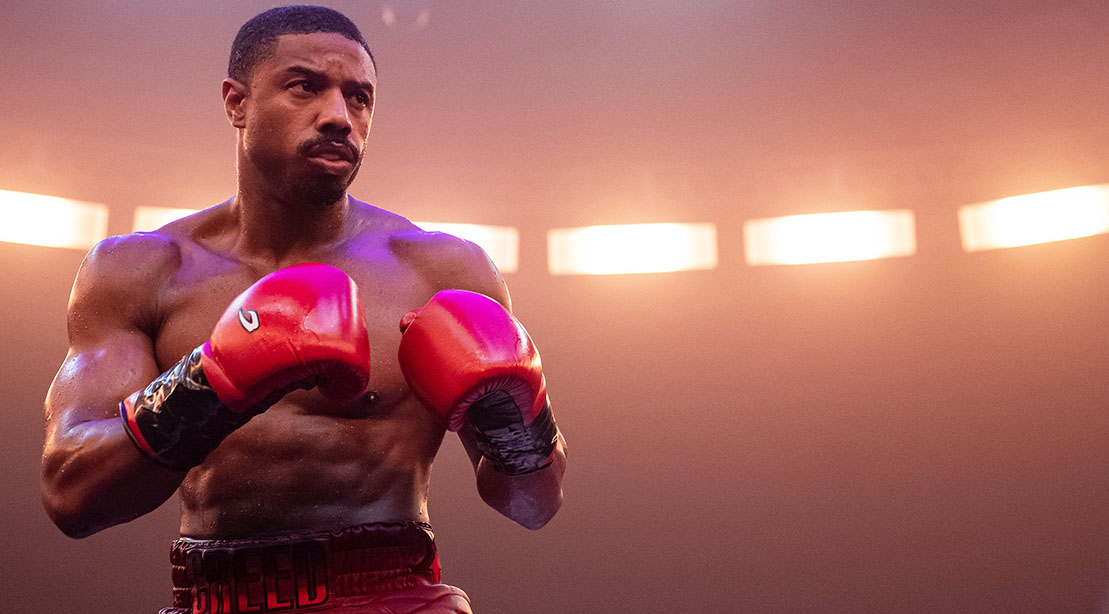 Promotional image of Michael B. Jordan as Creed