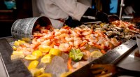 All-you-can-eat shrimp cocktail buffet