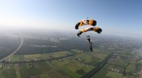 Brendan Quisenberry parachuting