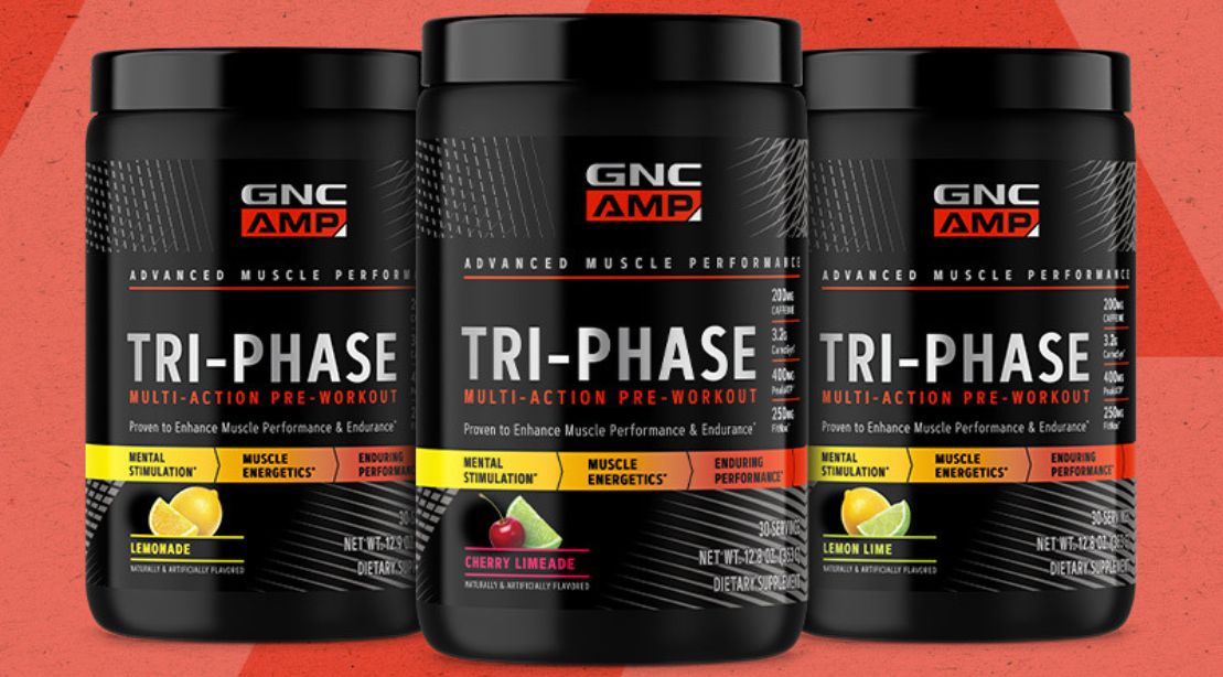 Power Through Your Workouts with GNC AMP Tri-Phase! Power Through Your Workouts with GNC AMP Tri-Phase!