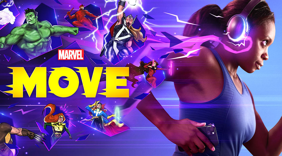 Marvel Move app promotional artwork