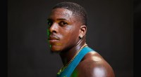 track star Marvin Bracy-Williams side profile