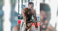Terrance Ruffin performing a cable pulldown exercise
